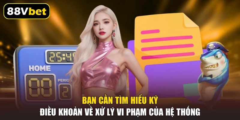Bạn cần tìm hiểu kỹ điều khoản về xử lý vi phạm của hệ thống