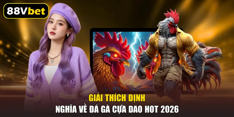 Đá Gà Cựa Dao | Cách Thức Đầy Kịch Tính Tại 88VBET 20266 1 Giải thích định nghĩa về đá gà cựa dao hot 2026